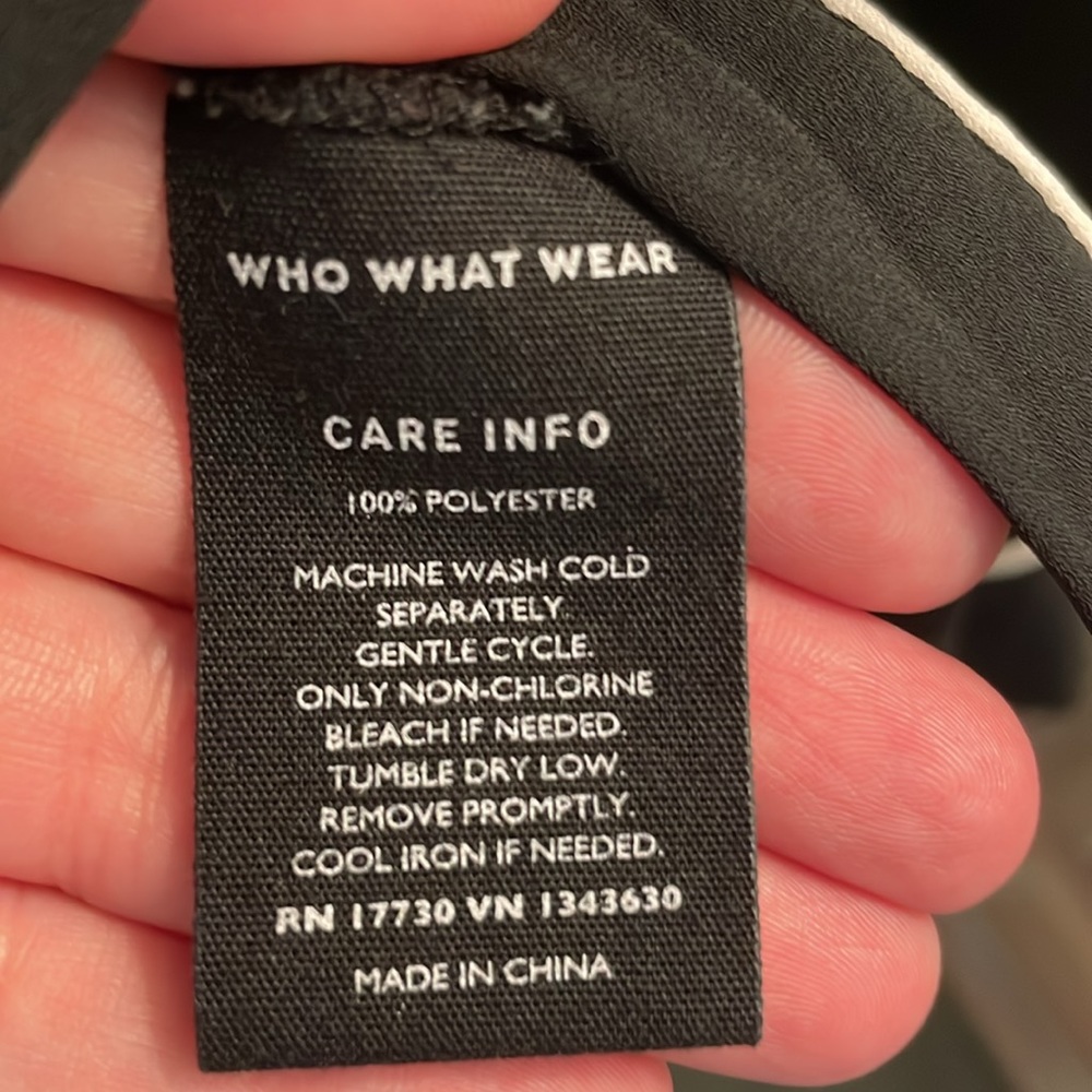 Who What Wear Black Blouse - Picture 9 of 9